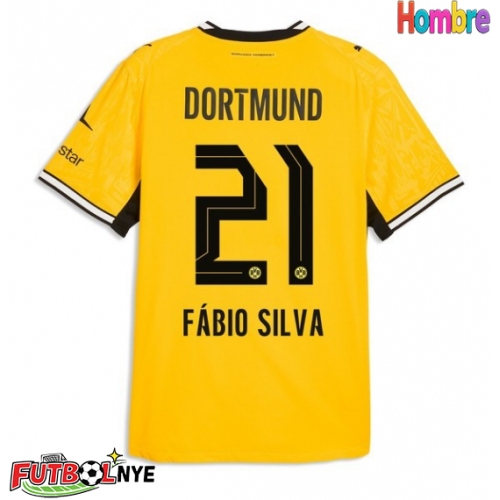 Camiseta Borussia Dortmund Fabio Silva #21 Primera Equipación 2026-27 manga corta